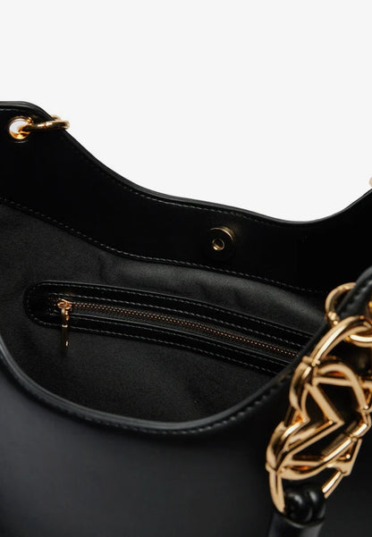 LOVE MOSCHINO - Borsa A Spalla Cuore Nero