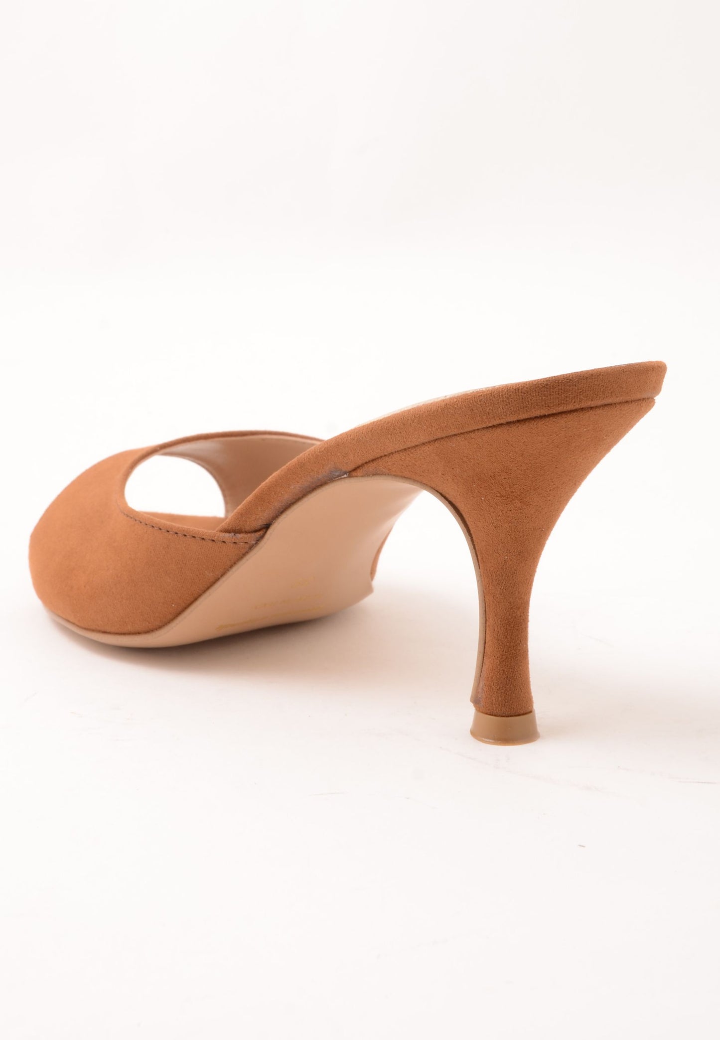 DIVINE FOLLIE - Sandalo Sabot Scamosciato Cuoio