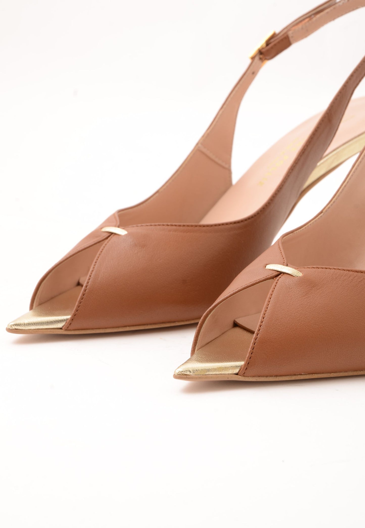 DIVINE FOLLIE - Slingback Nappa Cuoio