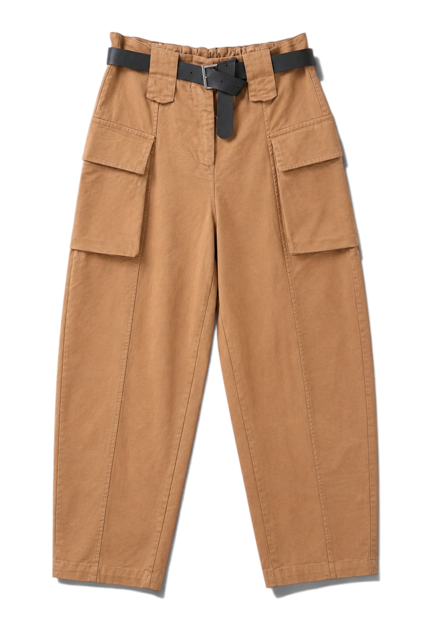 LE STREGHE - Pantalone Cargo Tabacco
