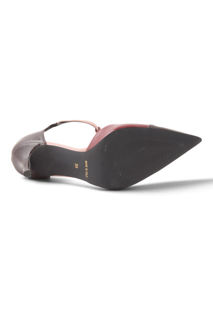 DIVINE FOLLIE - Décolleté T-Strap Bordeaux