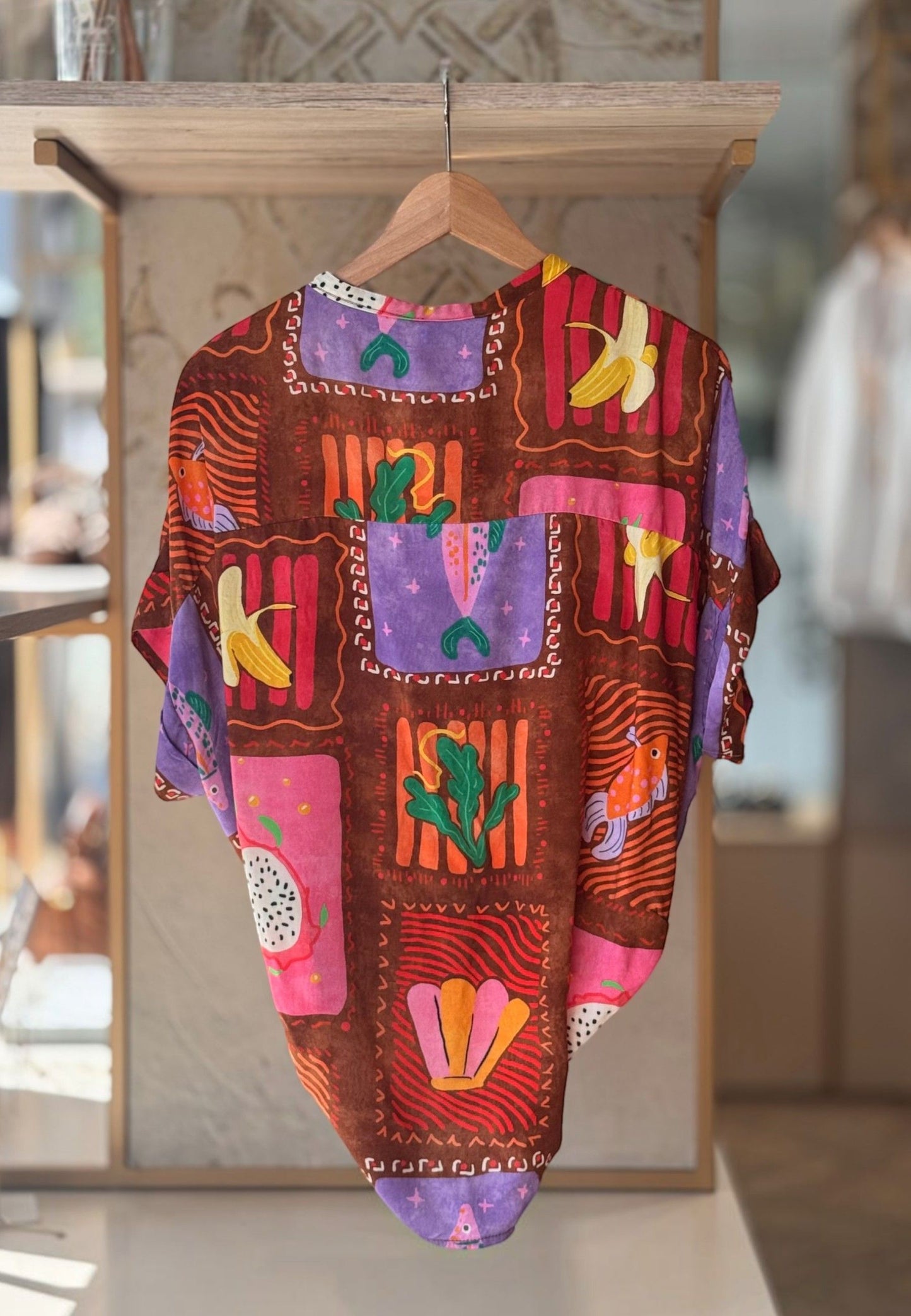 MOTEL - Camicia Fantasia Frutta