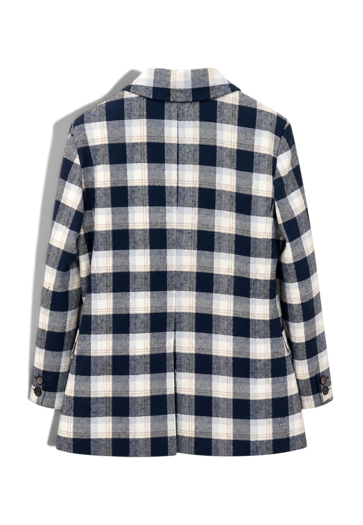 MOTEL - Blazer A Quadri Blu