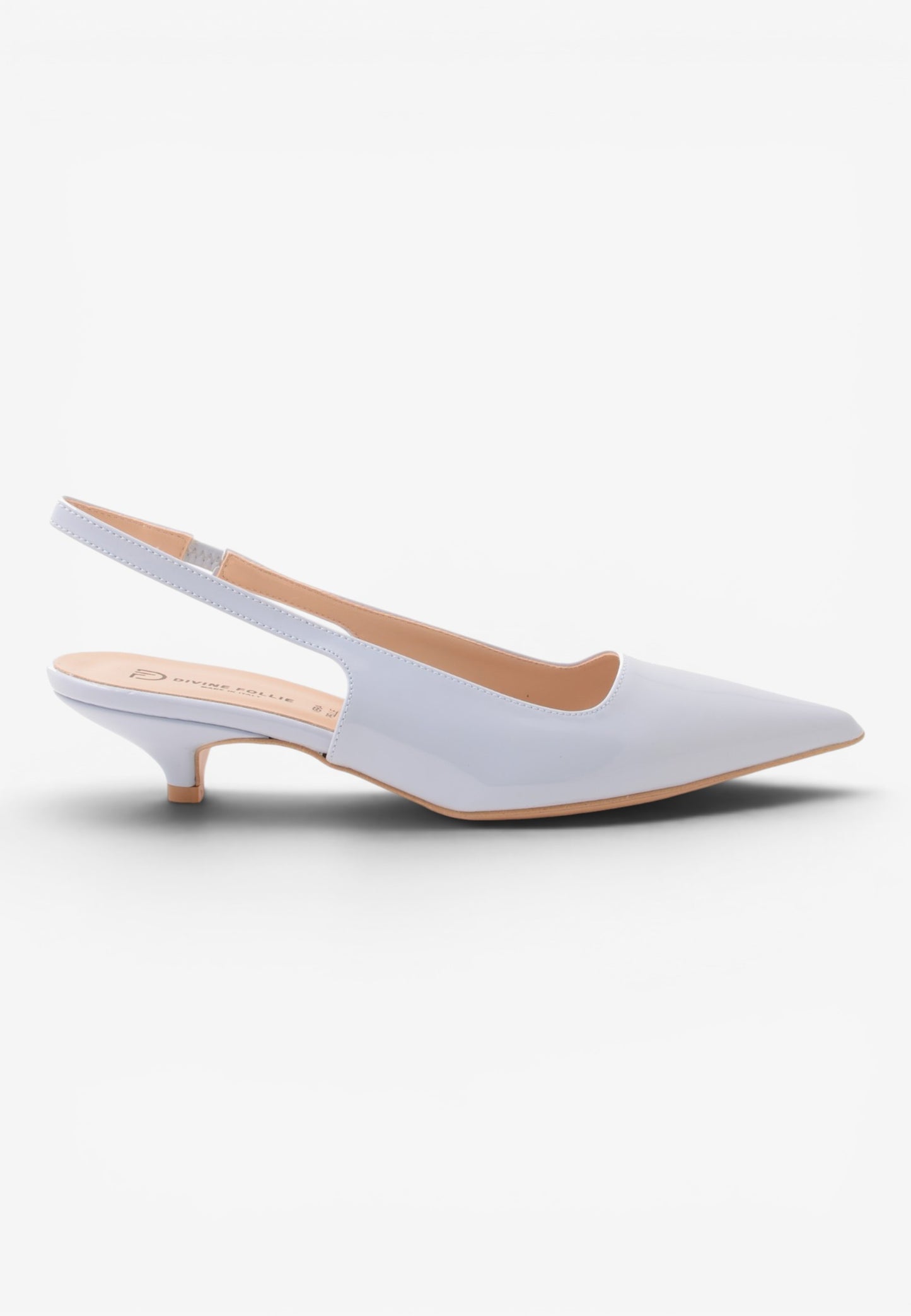 DIVINE FOLLIE - Slingback Vernice Cielo