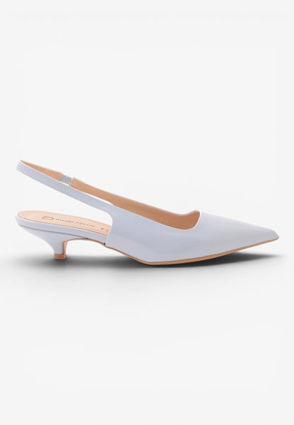 DIVINE FOLLIE - Slingback Vernice Cielo