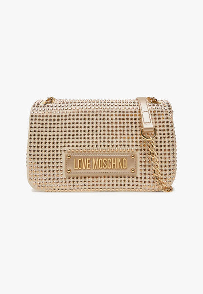 LOVE MOSCHINO - Borsa A Tracolla Sparkling Gold