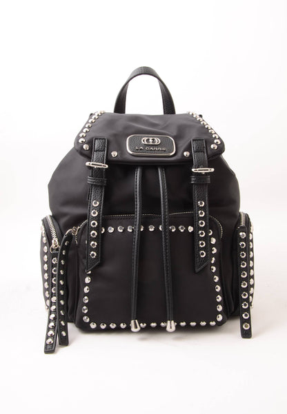 LA CARRIE - Zaino Dark Nylon Nero