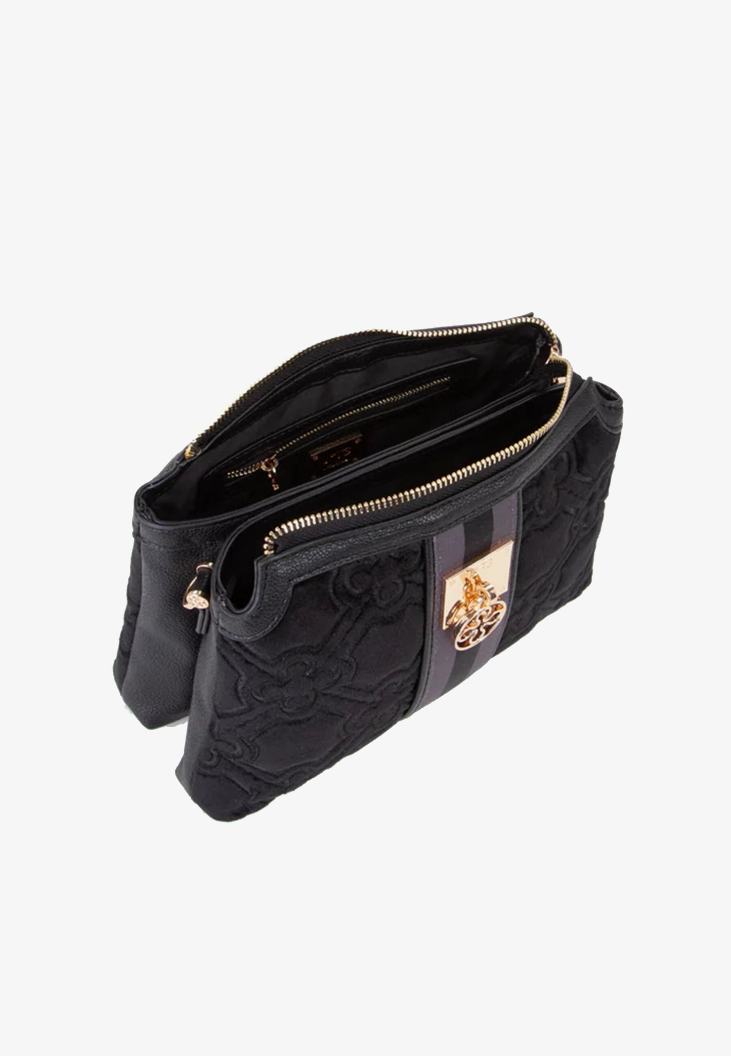 V73 - Borsa A Tracolla Velluto Nero