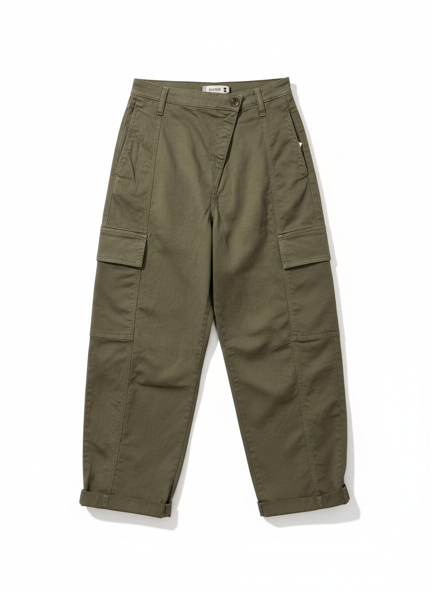 PLEASE - Pantalone Cargo Ballon Militare