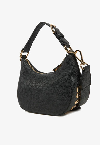 LOVE MOSCHINO - Borsetta Hobo Lettering Nero