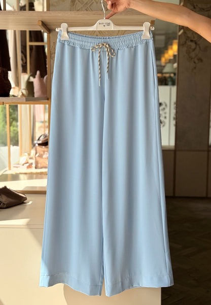 SUSY STAR CURVY - Completo Blusa + Pantalone Celeste
