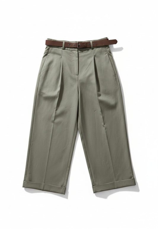 MARYLEY - Pantalone Largo Militare
