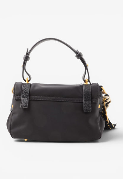 LA CARRIE - Borsa Satchel Dark Nylon Nero