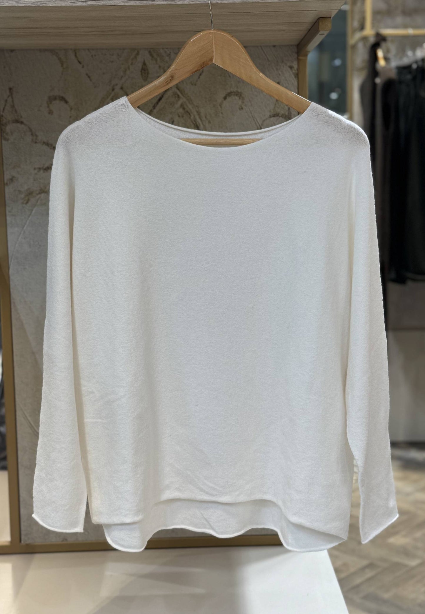 NUNZIA - Maglia Over Bianca