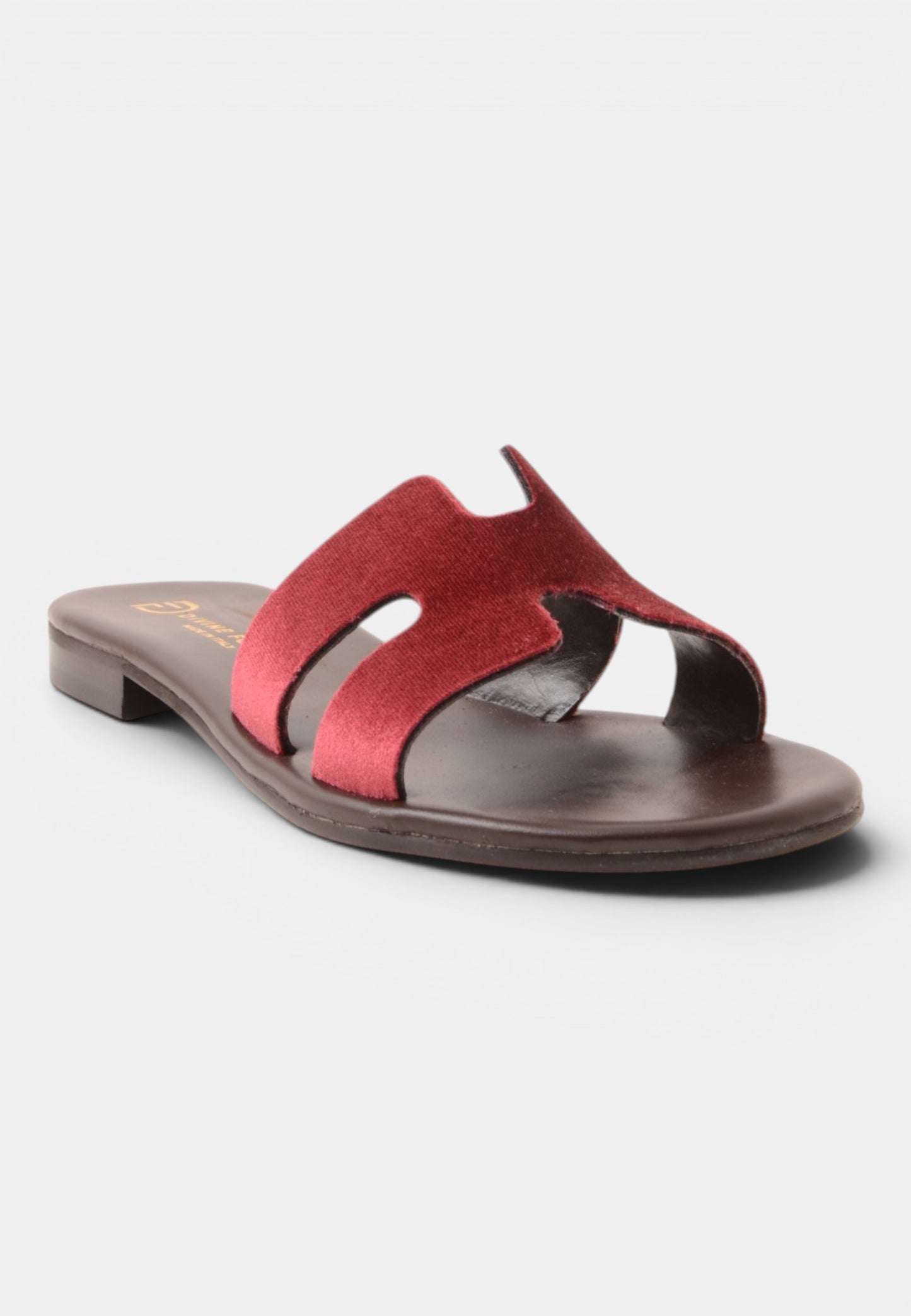 DIVINE FOLLIE - Ciabatta Camoscio Bordeaux