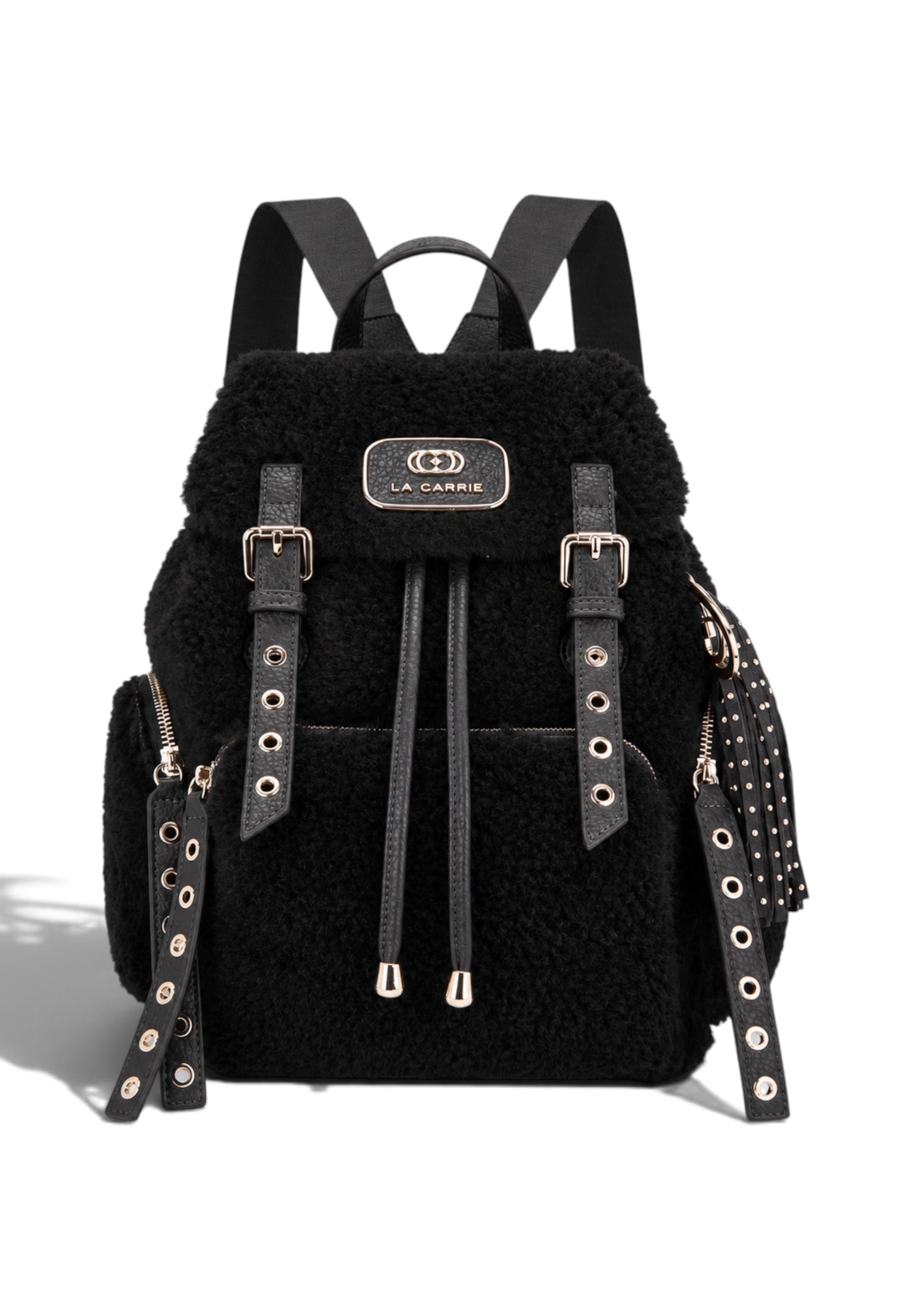 LA CARRIE - Zaino TEDDY ECO FUR Nero