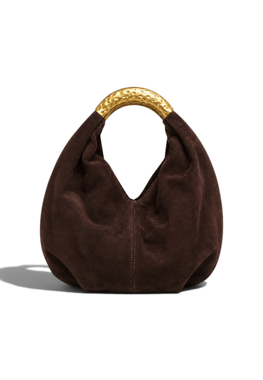 NUNZIA - Hobo Bag Deluxe Cioccolato