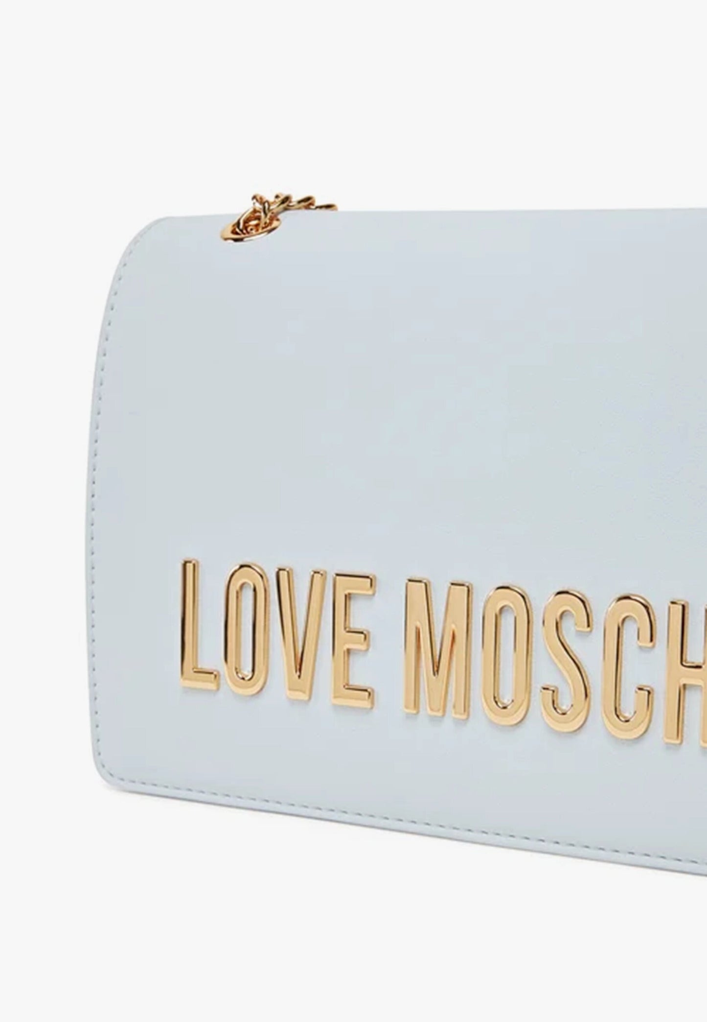 LOVE MOSCHINO - Borsa A Spalla Lettering Cielo