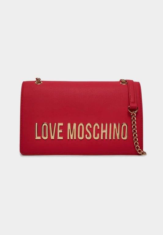 LOVE MOSCHINO - Red Logo Shoulder Bag