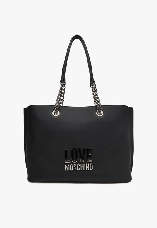 LOVE MOSCHINO - Shopping Bag Nuance Nero