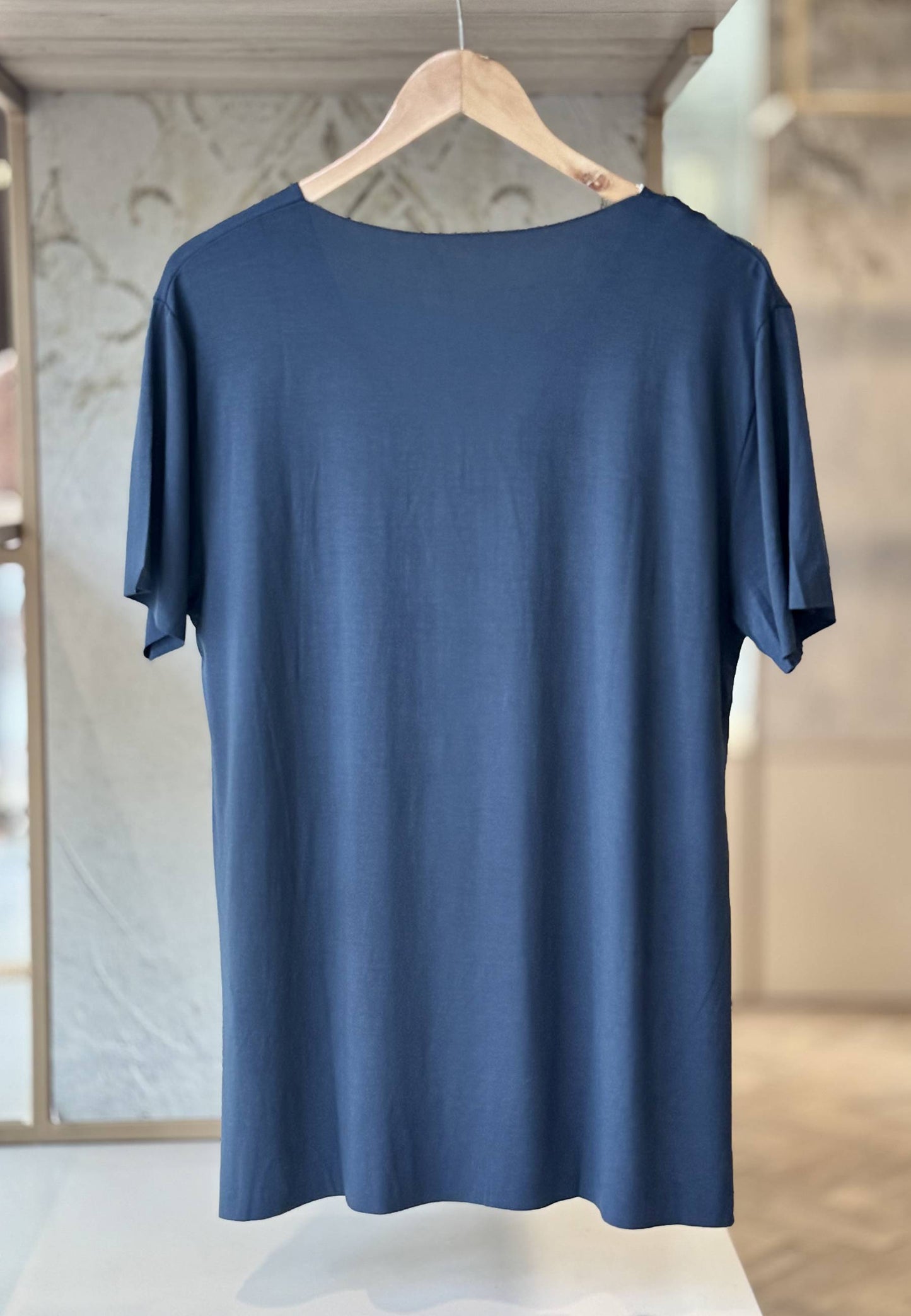 SUSY STAR CURVY - Maglia T.vivo Blu