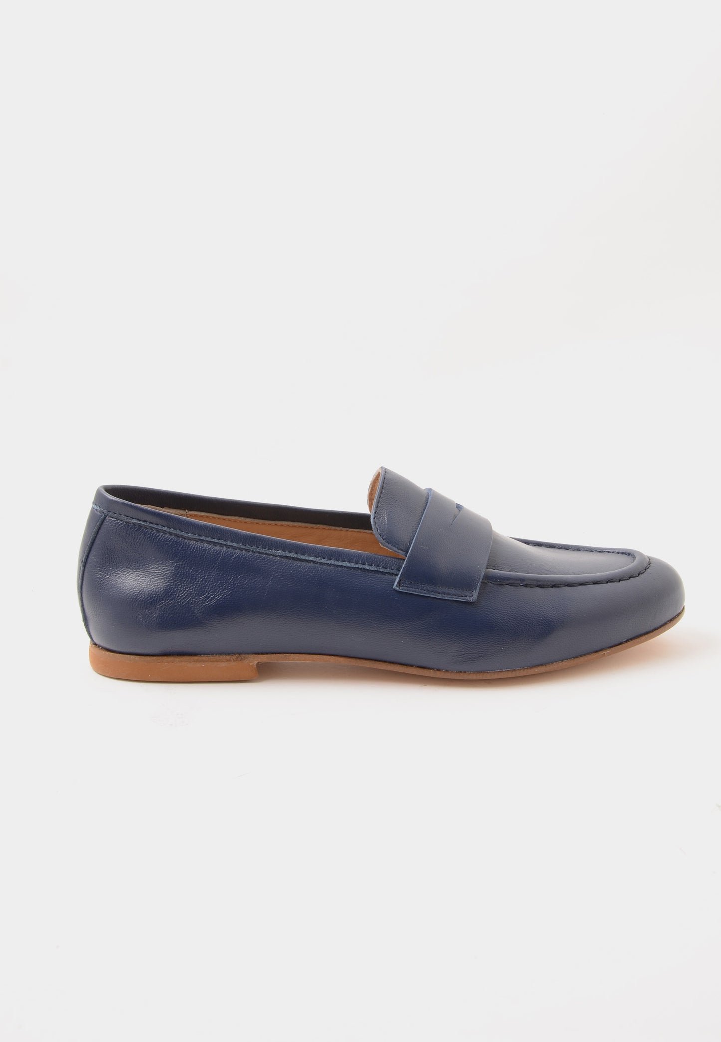 DIVINE FOLLIE - Mocassino In Nappa Blu