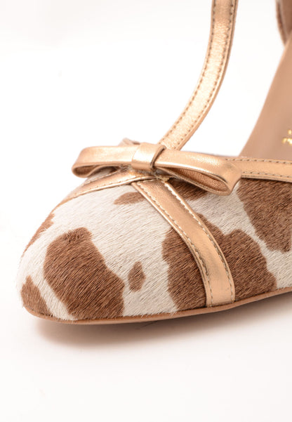 DIVINE FOLLIE - Sandalo Tanguera Cavallino Muccato