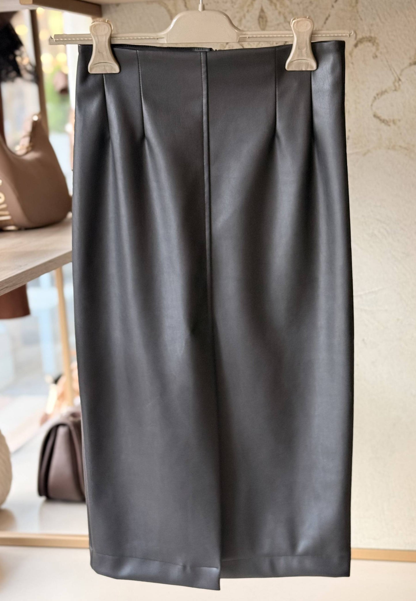 MARYLEY - Gonna Tubino In Ecopelle Nero