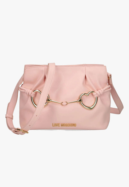 LOVE MOSCHINO - Borsa A Spalla Double Love Cipria