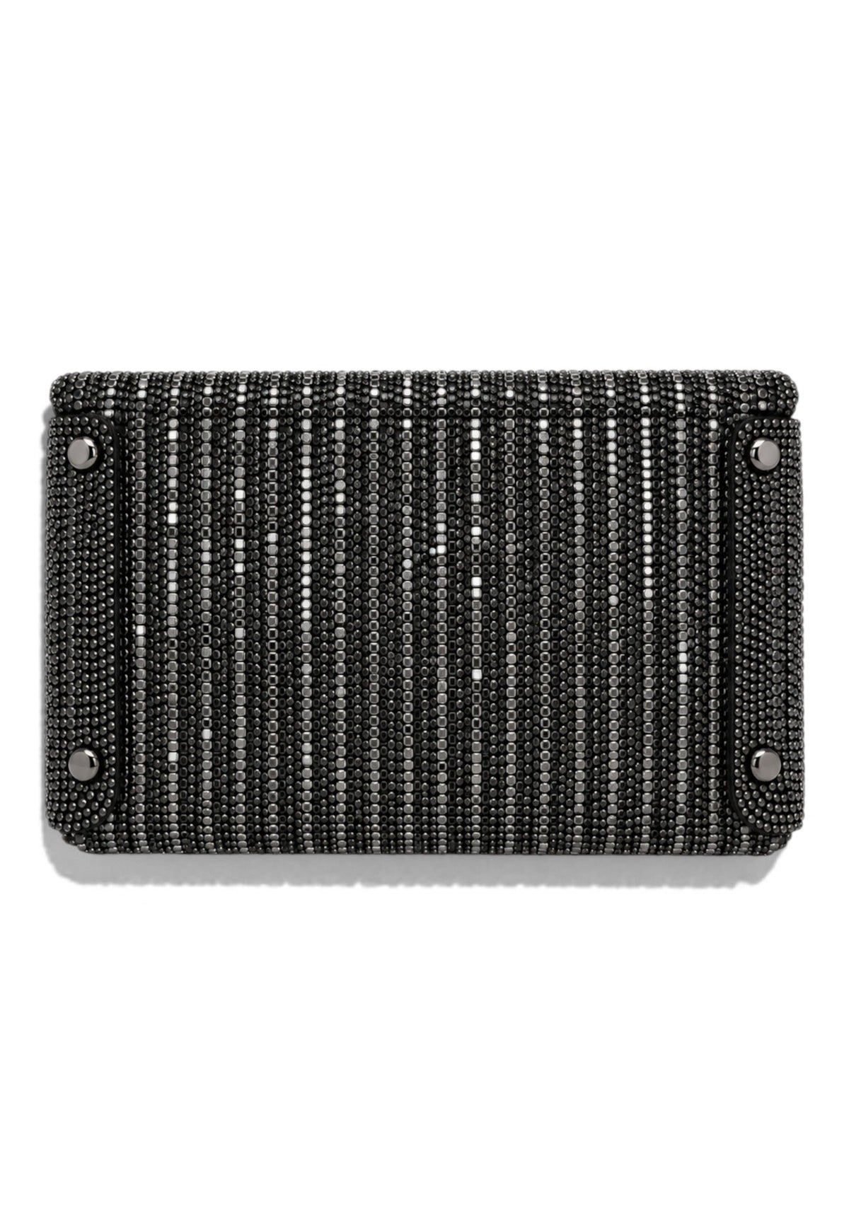 NUNZIA - Borsetta Pochette Strass Nero