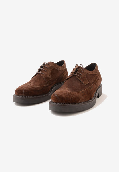 DIVINE FOLLIE - Scarpe Stringate Coda Di Rondine Moro