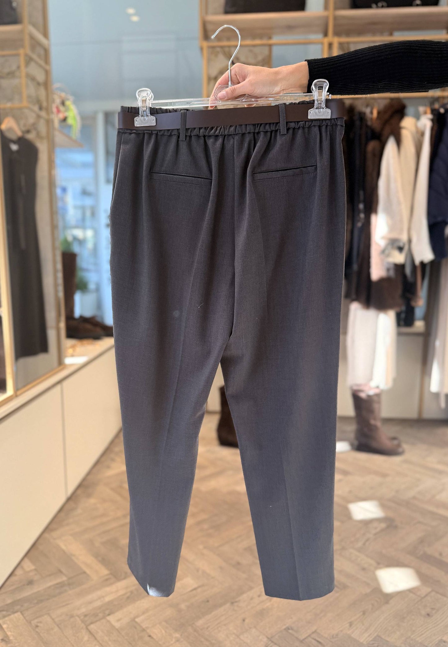 MOTEL - Pantaloni Con Cintura Grigio