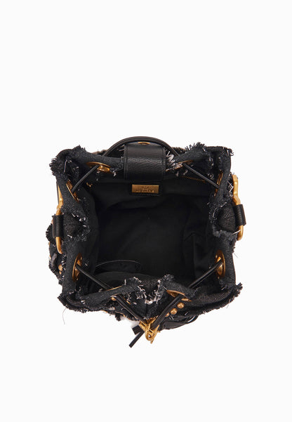 LA CARRIE - Secchiello Mirror Jeans Nero