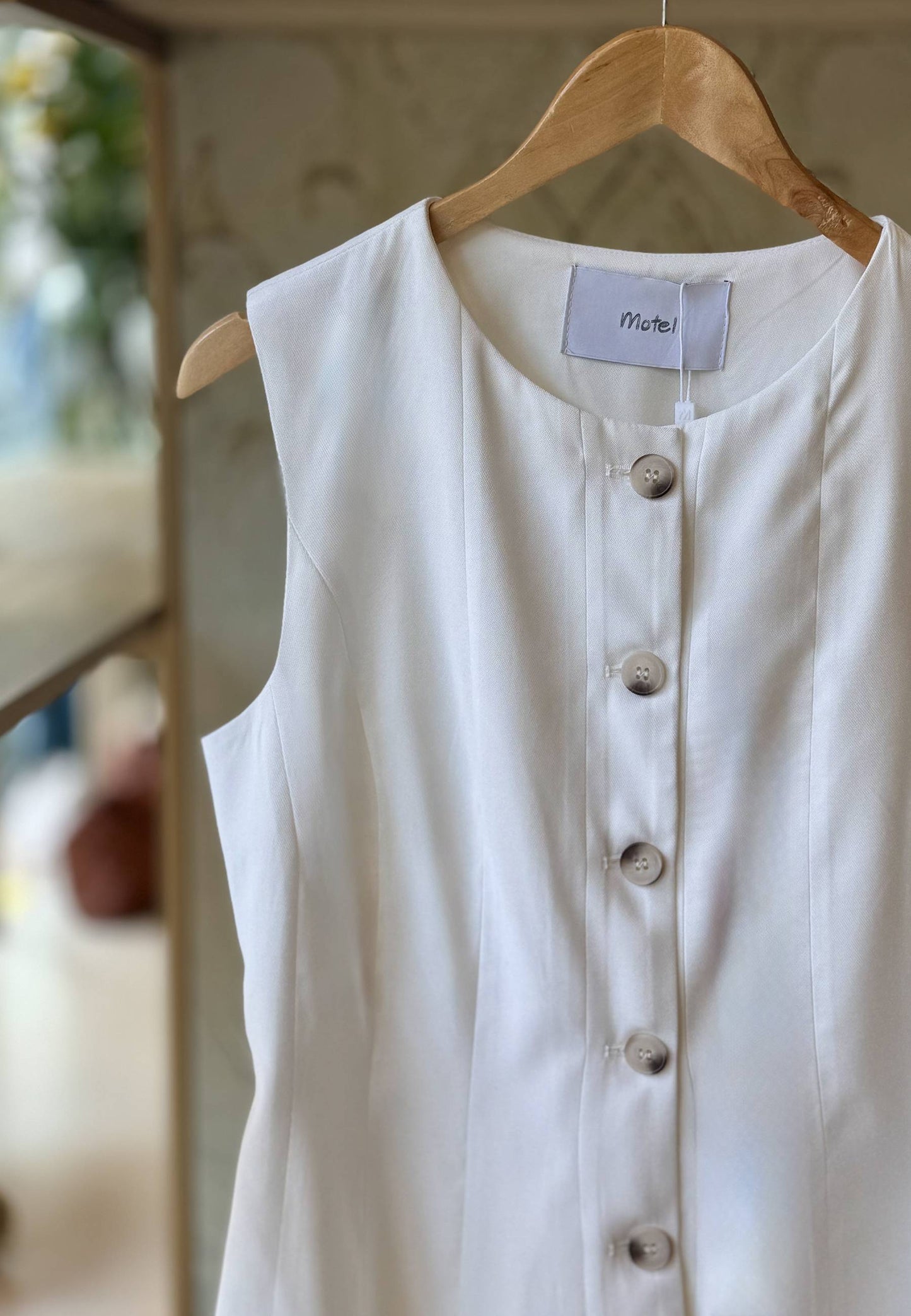 MOTEL - Gilet Off-White