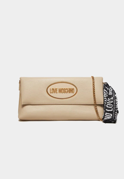 LOVE MOSCHINO - Handbag with Ivory Scarf