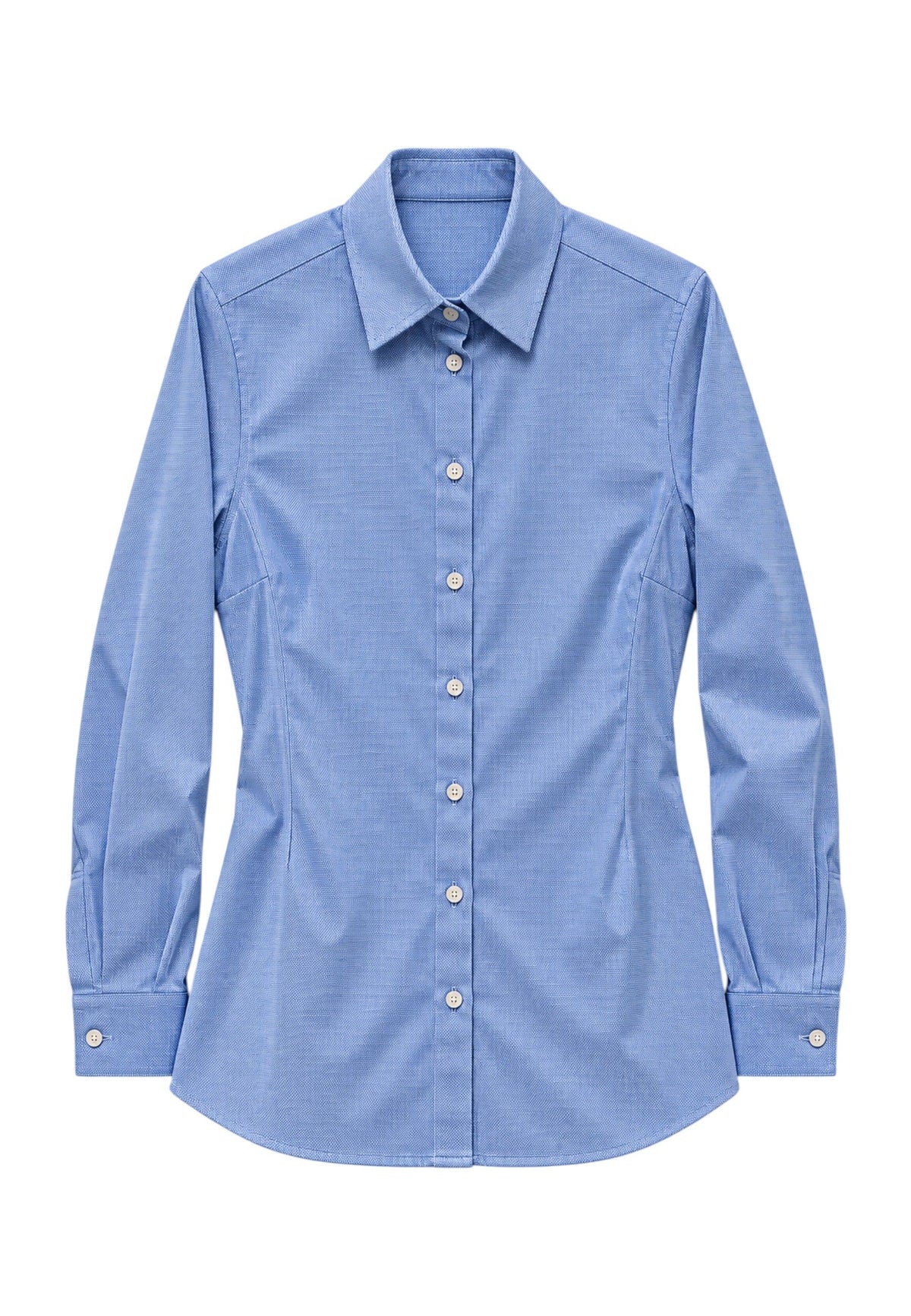 MOTEL - Camicia Sfiancata Azzurra