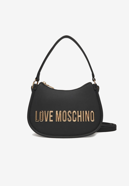 LOVE MOSCHINO - Borsetta A Spalla Soft Touch Nero