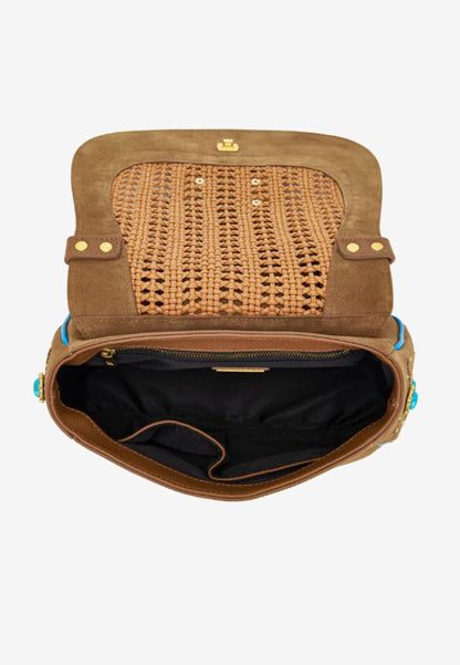 LA CARRIE - Borsa A Mano Jungle Cuoio