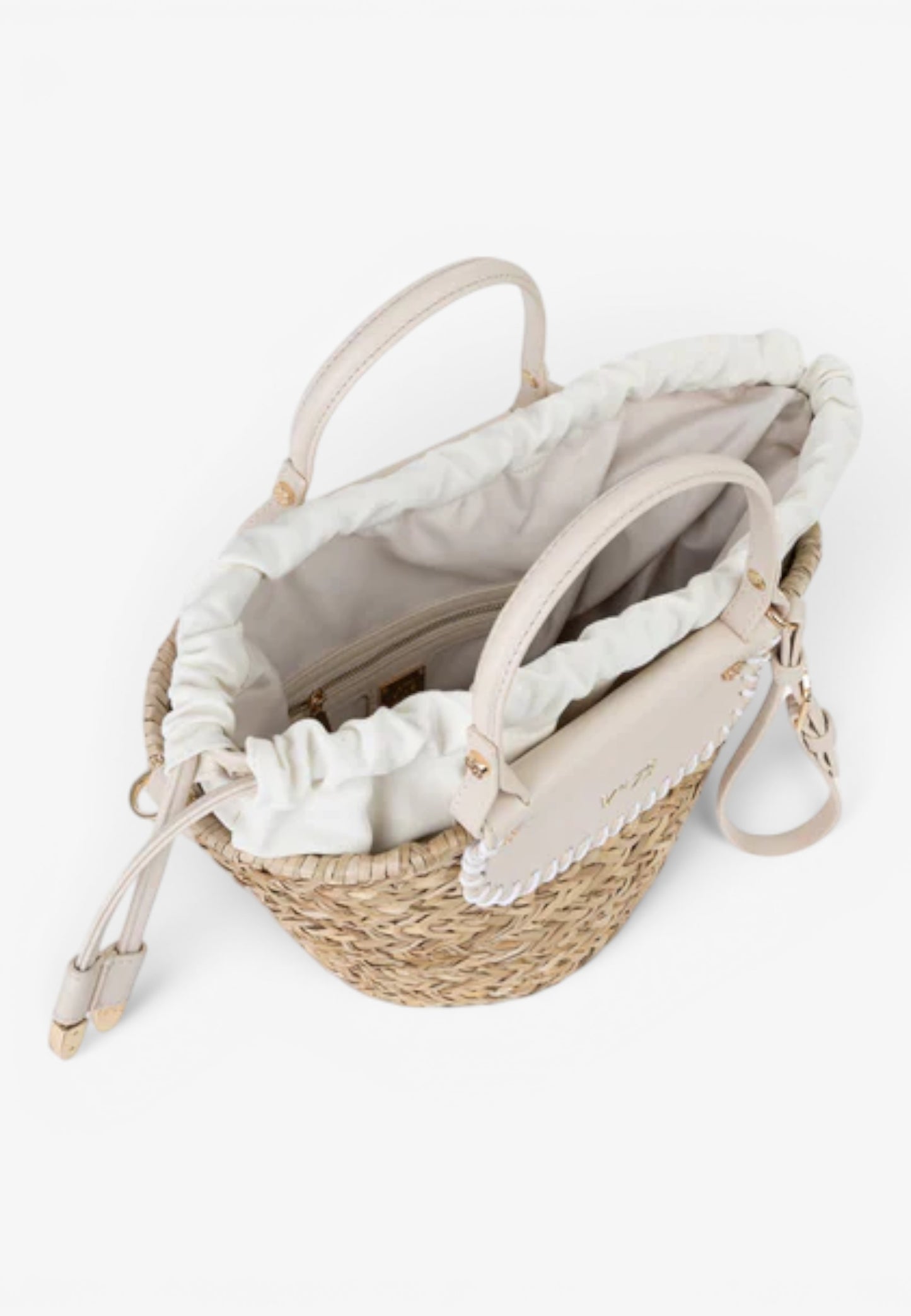 V73 - Borsa In Paglia Vanna Off White/Natur