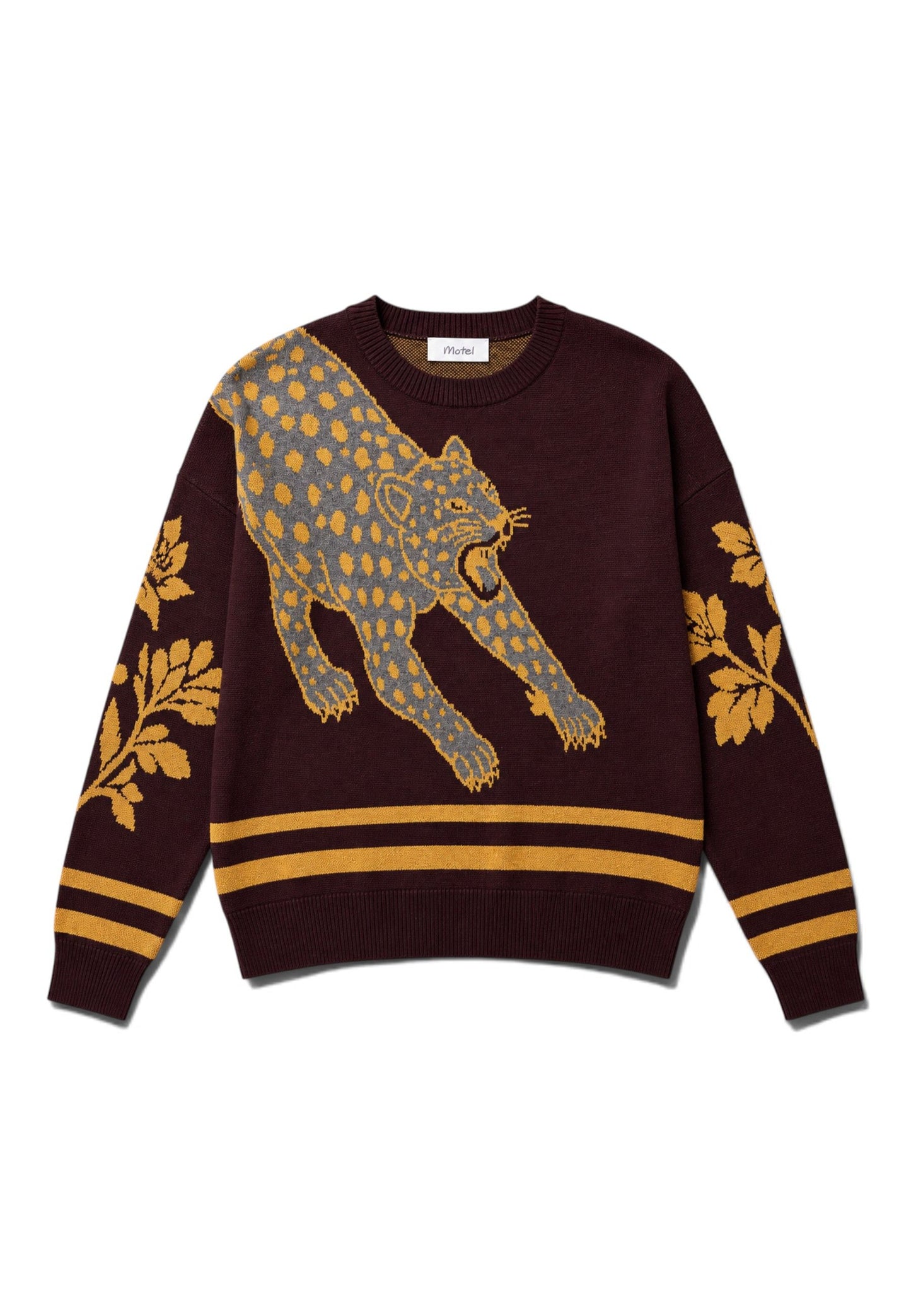 MOTEL - Maglione Crewneck Tigre Moro