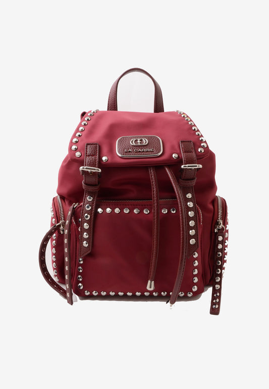 LA CARRIE - Zaino Dark Nylon Cherry
