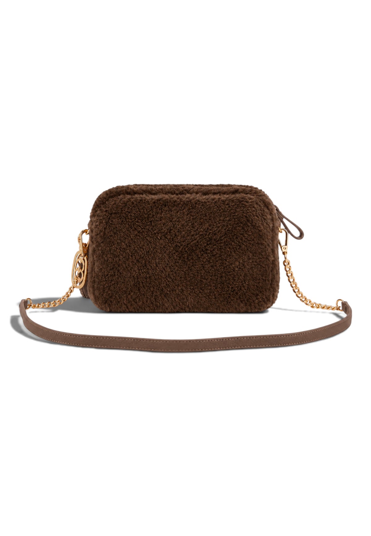 LA CARRIE - Borsa A Tracolla TEDDY ECO FUR Marrone