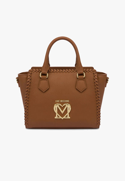 LOVE MOSCHINO - Borsa A Mano Cuore Cammello