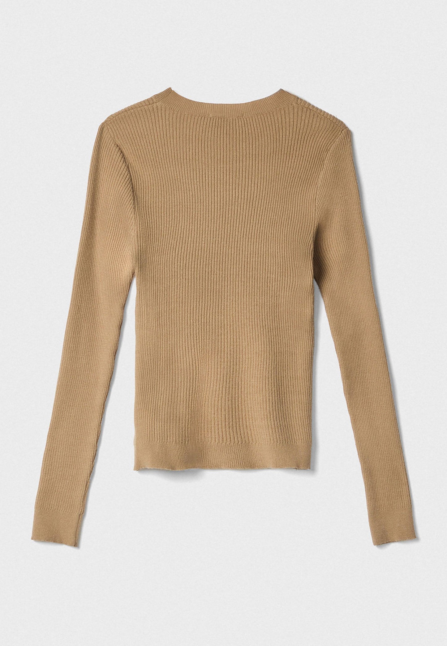 GAELLE - Pullover paricollo Cammello