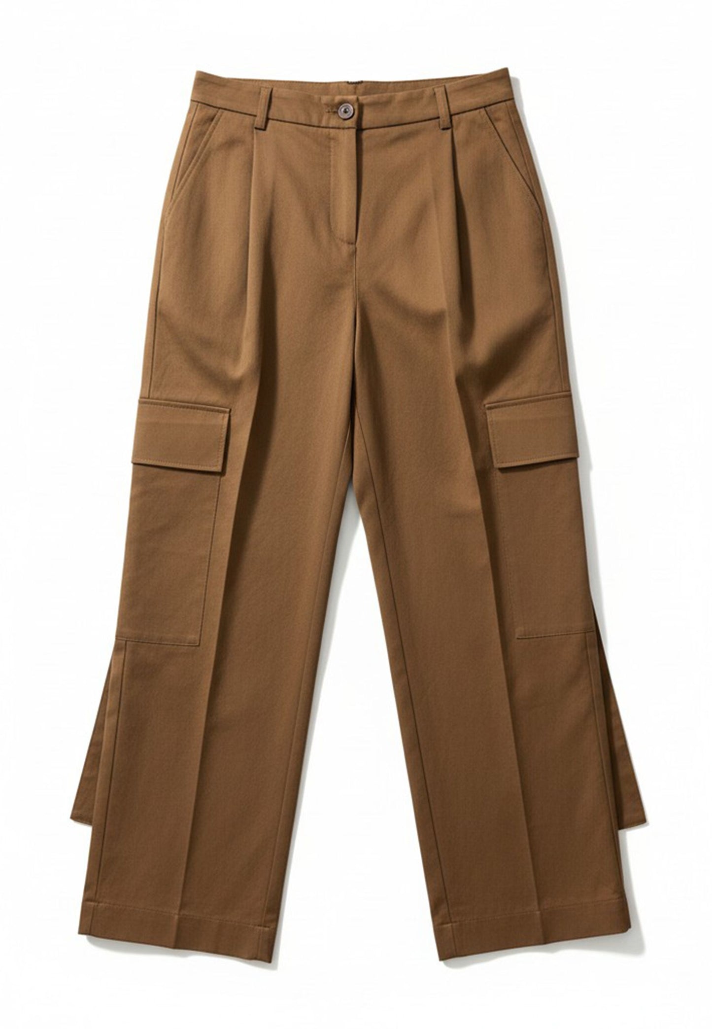 MARYLEY - Pantalone Cargo Tabacco