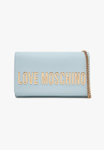 LOVE MOSCHINO - Borsetta A Tracolla Lettering Cielo