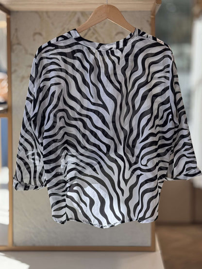 MOTEL - Camicia Zebrata