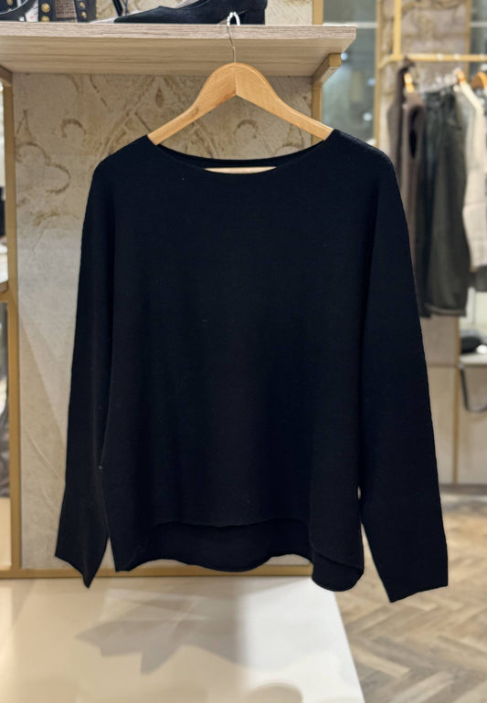 NUNZIA - Maglia Over Nero