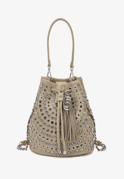 LA CARRIE - Secchiello Strass Andromeda Beige