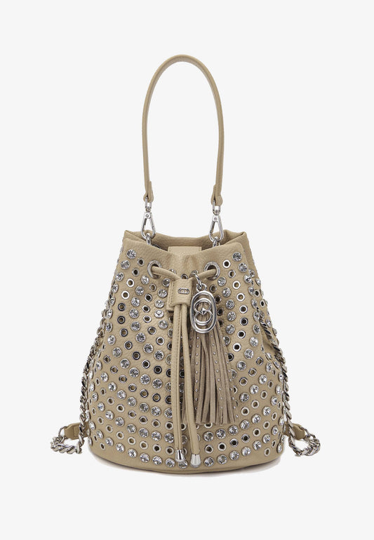LA CARRIE - Secchiello Strass Andromeda Beige